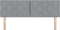 vidaXL - Hoofdbord - Diamant - Blokken - Design - Lichtgrijs - 160 - cm - Stof