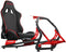 Oplite GT3 Superfast V2 - Racesim-chassis - Verstelbare kunstlederen stoel - Rood Zwart