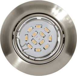 EGLO Peneto - Inbouwspot - LED 5W - Ø87mm - Nikkel-Mat - Richtbaar