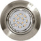 EGLO Peneto - Inbouwspot - LED 5W - Ø87mm - Nikkel-Mat - Richtbaar