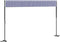vidaXL - Luifel - vrijstaand - 500x300 - cm - stof - en - staal - blauw - en - wit