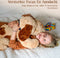 Big Baloo - Verzwaringsknuffel Hond 70cm - Zware Weighted Stuffed Animal 2,5 KG