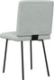 vidaXL - Eetkamerstoelen - 2 - st - fluweel - lichtgrijs
