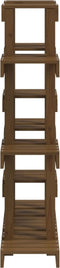 vidaXL - Plantenstandaard - 104,5x25x109,5 - cm - grenenhout - honingbruin