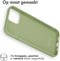 iMoshion Hoesje Geschikt voor iPhone 14 Hoesje Siliconen - iMoshion Color Backcover - groen
