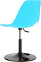 vidaXL - Eetkamerstoelen - 2 - st - draaibaar - PP - blauw