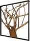 Wanddecoratie - Metaal/teak