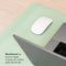 imoshion Bureau Onderlegger - 90 x 45 cm - Hoogwaardig kunstleer - Bureau Accessoires - Bureau Organizer - Antislip Muismat XXL - Inclusief draagriem - Groen