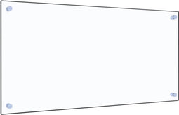 vidaXL - Spatscherm - keuken - 80x40 - cm - gehard - glas - transparant