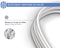 Bigben Connected Force Power Lite - Oplaadkabel - Lighting naar USB-C - 2 meter - Wit