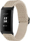 imoshion Elastisch nylon bandje - Geschikt voor Fitbit Charge 4, Charge 3 - Beige - One Size