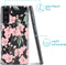 imoshion Hoesje Geschikt voor Samsung Galaxy S21 FE Hoesje Siliconen - imoshion Design hoesje - Roze / Transparant / Cherry Blossom