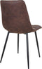 House Nordic Middelfart Eetkamerstoel Lichtbruin - Set van 2