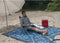 Bo-Camp Chill mat - Buitenkleed - Waterdicht - 3,5x2,7 Meter - Azure