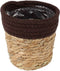 Goed & Groen - Mand Saga stro (bruin) - ↨ 13cm - Potmaat 13.5 - Exclusieve Kwaliteit Bloempotten - Bloem Pot - Bloempotten - Sfeer - Interieur