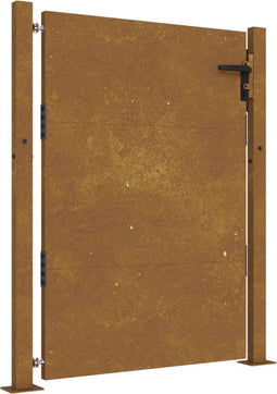 vidaXL - Poort - 105x155 - cm - cortenstaal
