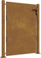 vidaXL - Poort - 105x155 - cm - cortenstaal