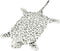 vidaXL - Luipaardvloerkleed - pluche - 139 - cm - wit