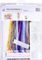 Thea Gouverneur - Borduurpakket met telpatroon - 435A - Voorgesorteerde DMC Garens - Viooltjes - Aida - 34 cm x 34 cm - DIY Kit