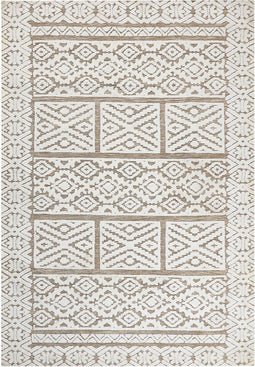 GOGAI - Vloerkleed - Crème/Beige - 160 x 230 cm - Polyester