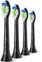 Philips Sonicare Optimal White W2 - Opzetborstels - Verwijdert tot 7x meer tandplak - Zwart (4 stuks)