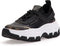 Guess Braydin - Dames Sneakers Laag - Imitatieleer - Black/Brown