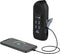 Exortus® PowerCrank - LED Zaklamp & Noodradio Dynamo 5-in-1 - Powerbank AM/FM Radio Zwart & Grijs