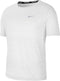 Nike Dri-FIT Miler - Sportshirt Heren - Korte mouw - White/Reflective Silv