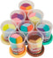 Play-Doh Haarsalon - Speelset met 6 potjes boetseerklei - Inclusief haardroger en accessoires (6 stuks)