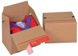 Colompac - Colompac box Size S, binnenformaat 195 x 145 x 140 mm, bruin