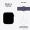 Apple Watch Series 11 - Smartwatch - GPS + Cellular - 46mm Aluminium Sportbandje S/M Zilver (Paars)