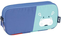 Schoolpennenzak Milan Animals Blauw 20 x 11 x 6,5 cm