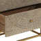 vidaXL - Ladekastje - 55x30x76 - cm - massief - mangohout - en - ijzer