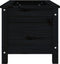 vidaXL - Plantenbak - 82,5x40x39 - cm - massief - grenenhout - zwart