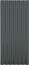 vidaXL - Dakpanelen - 36 - st - 80x36 - cm - gepoedercoat - staal - antracietkleurig