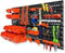 Gereedschapswand opbergrek 31delig - Multifunctioneel - 80 cm breed - Rood Zwart