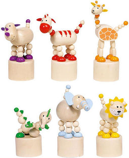 Goki Druk en Schud Wilde Dieren Figuur