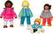 Goki Flexibele Poppen Interculturele Familie, 4st.