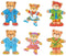Goki Houten Aankleedpuzzel Beren in Houten Box, 36st.