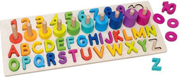 Goki Houten Alfanumerieke Puzzel, 91dlg.