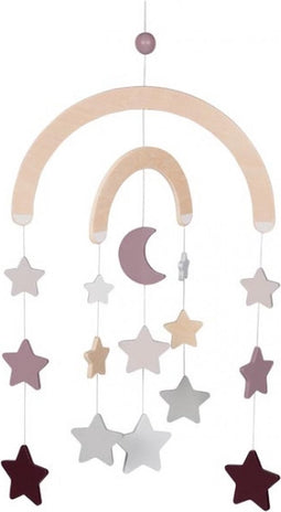 Goki Houten Baby Mobiel Sterrenhemel Roze