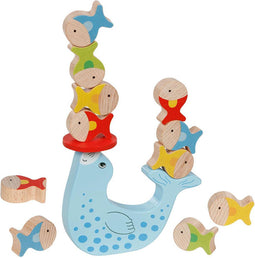 Goki Houten Balansspel Zeehonden, 15dlg.