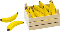 Goki Houten Bananen in Kist, 10dlg.