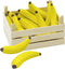 Goki Houten Bananen in Kist, 10dlg.