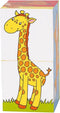 Goki Houten Blokpuzzel Dieren, 2st.