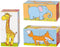 Goki Houten Blokpuzzel Dieren, 2st.