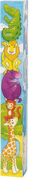 Goki Houten Blokpuzzel Safari, 5st.