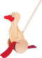 Goki Houten Duwfiguur Eend Naturel