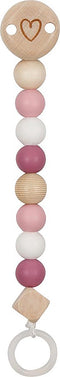 Goki Houten Fopspeenketting Hart Roze