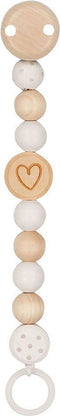 Goki Houten Fopspeenketting Hart